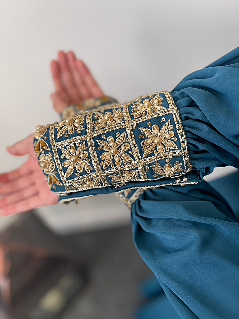 Persian Blue Abaya