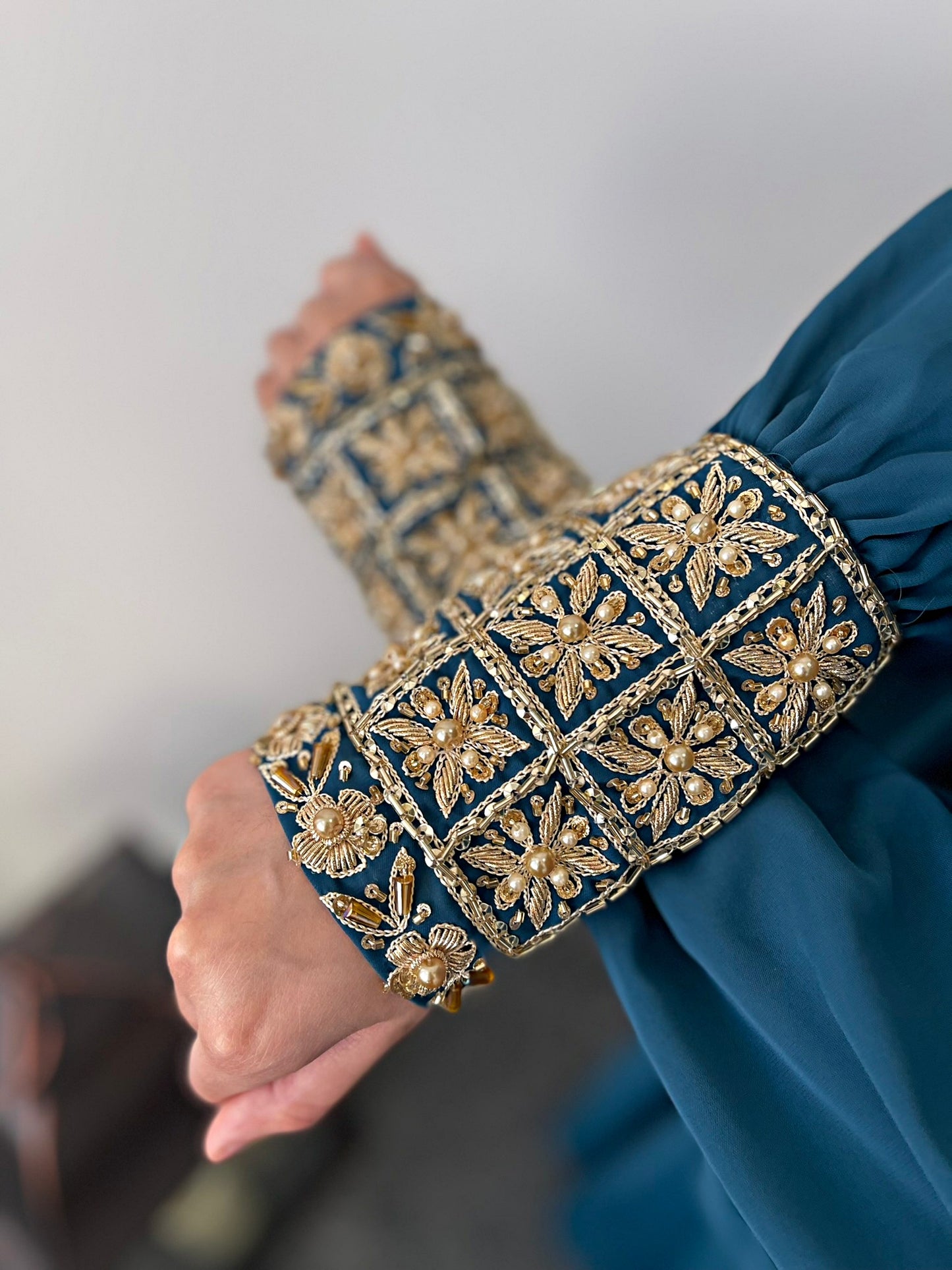 Persian Blue Abaya