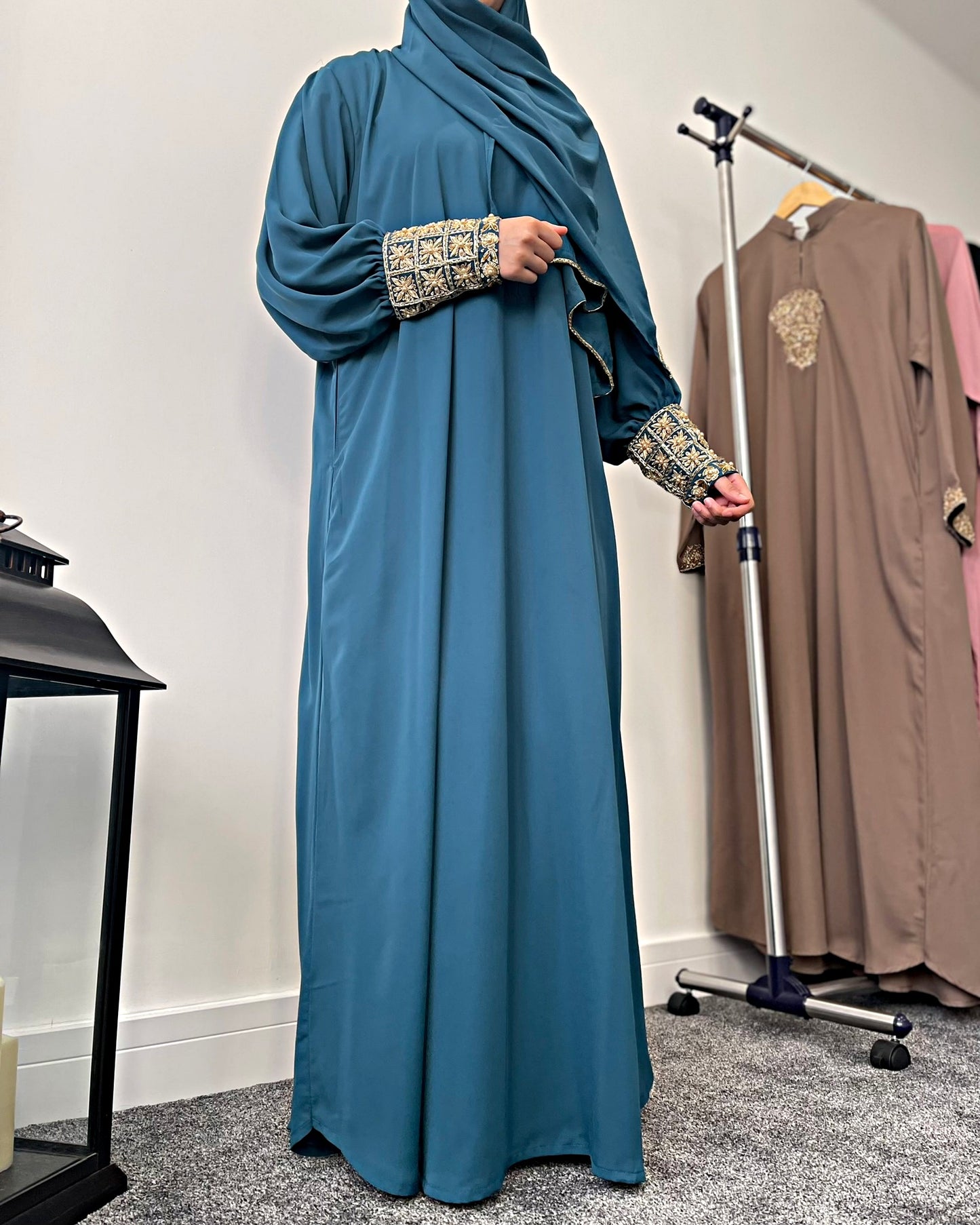 Persian Blue Abaya