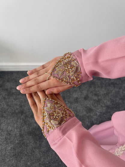 Powder Pink Abaya