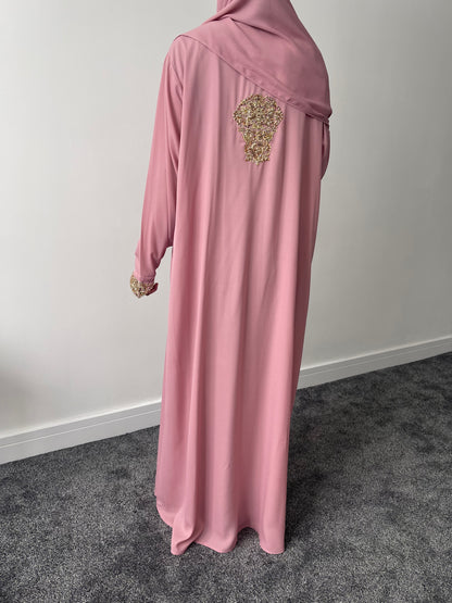 Powder Pink Abaya