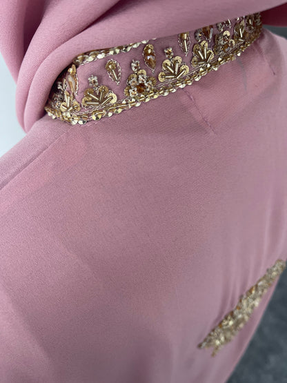 Powder Pink Abaya