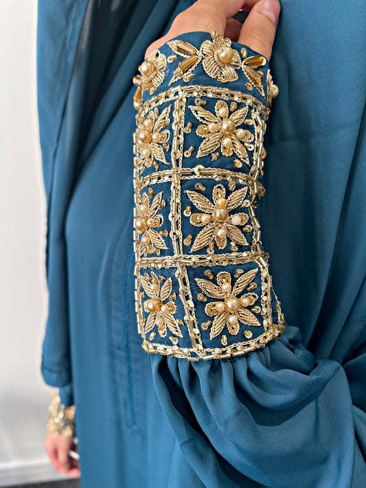 Persian Blue Abaya