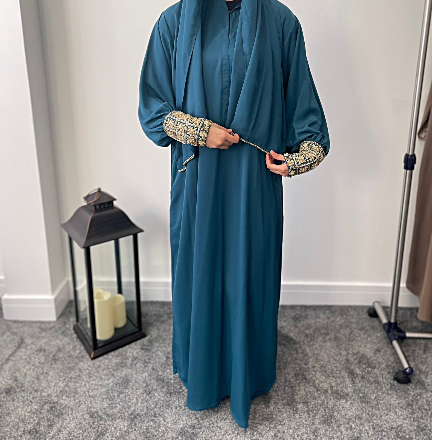 Persian Blue Abaya