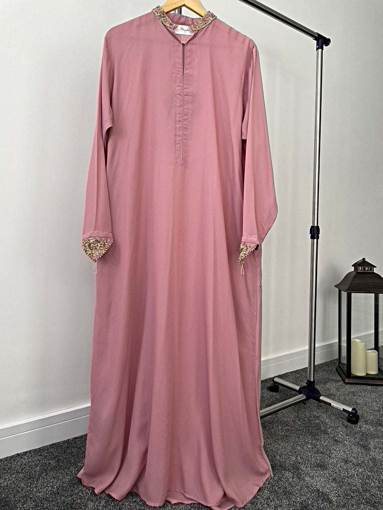 Powder Pink Abaya