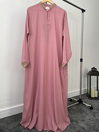 Powder Pink Abaya